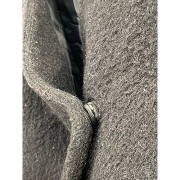 & OTHER STORIES Women’s Black Wool-Blend Asymmetrical Coat SZ 6 - Picture 6 of 11